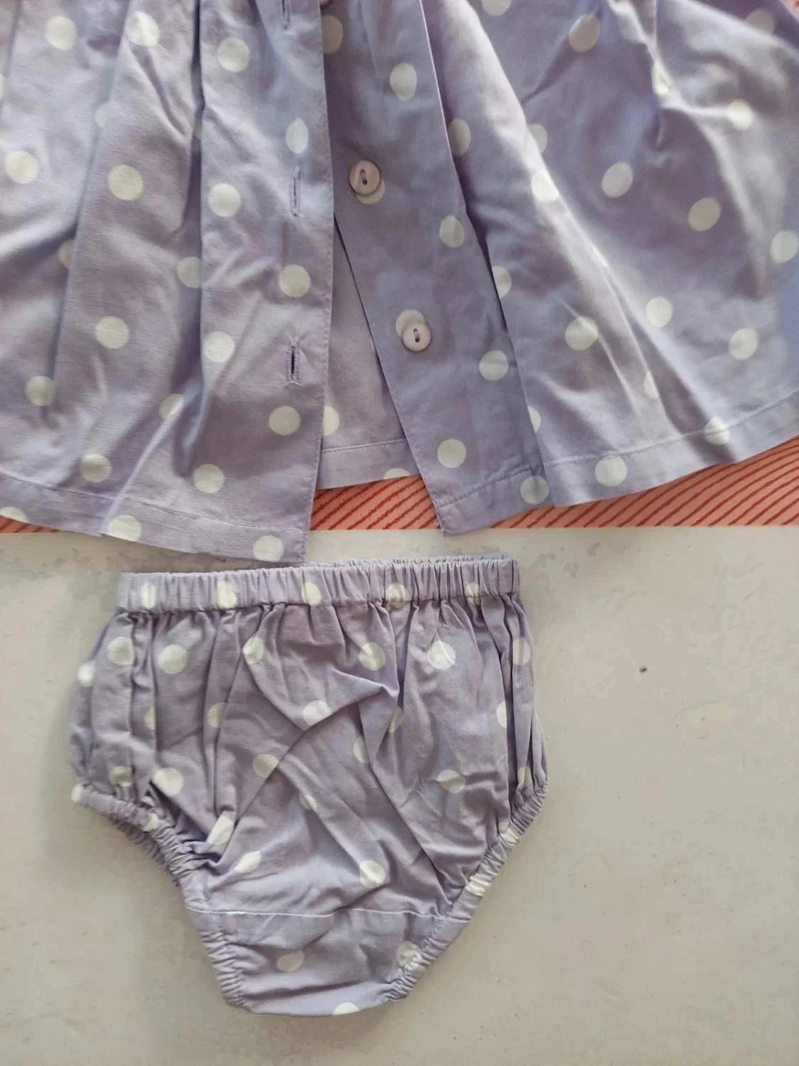 Ensemble 3mois robe fichu bloomer – photo 9